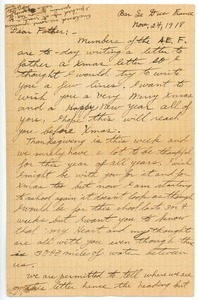 Letter from Herman B. Nash to John Nash