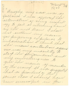 Letter from Ernest F. Grassley to W. E. B. Du Bois