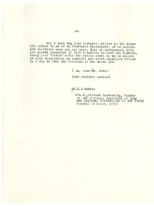 Letter from W. E. B. Du Bois to Fernando Ortiz