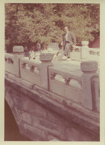 Unidentified man at the Summer Palace in Beijing, China