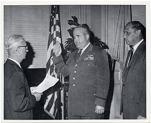 Swearing in of Charles W. Sweeney