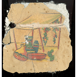 Fresco from wall