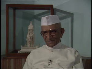 War and Peace in the Nuclear Age; Interview with Morarji Desai, 1987