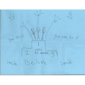 Card from St. Louis Charter School