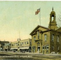 Town Hall, Post Office and Association Block, Arlington, Mass.