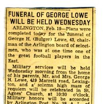 Funeral George Lowe