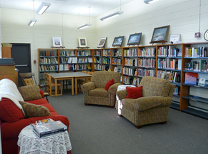 East Brookfield Public Library: reading area