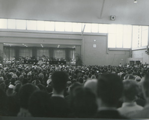 Crowd at Charter Day convocation