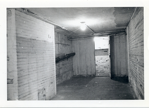 Southwest room in basement, Parkman House