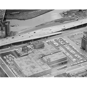 Boston Herald and the area, Harrison Avenue, newspaper plant, Boston, MA