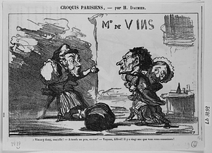 - Viens-y donc, canaille ! - Attends un peu, escroc! - Voyons, Alfred! Il y a vingt ans que vous vous connaissez! ---- Quand on est amis, c'est pas comme quand on ne l'est pas