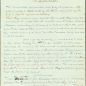 G. A. R. Report of the Committee on Dedication 1868