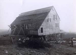 First building, our home, on Penikese Island