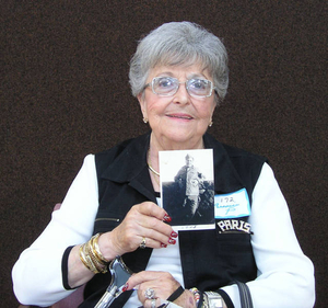 Bernice Paris at the World War II Mass. Memories Road Show