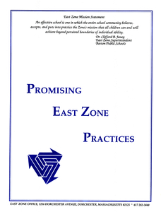 Promising East Zone pratices shared with East Zone