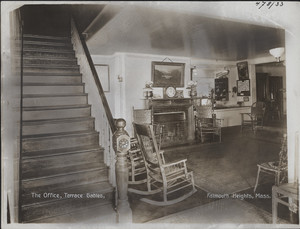 The office, Terrace Gables, Falmouth Heights, Mass., undated