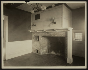 Interior view of the Craddock-Tufts House, northwest room, Medford, Mass., undated