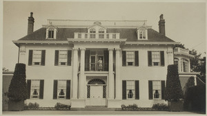 Exterior view of the Berkeley Villa/Martha Codman Karolik House, Newport, Rhode Island, undated