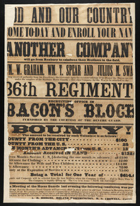 Civil War recruiting poster