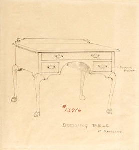 "Dressing Table of Mahogany"