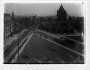 Copley Square from roof of Boston Public Library, Boston, Mass., July 29, 1914