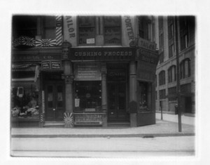 Building 580 Washington St., buildings east side Washington St., Boston, Mass., ca. 1900