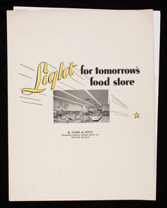 Light for tomorrow's food store, by James M. Ketch, The co-operative merchandiser, Pontiac, Illinois