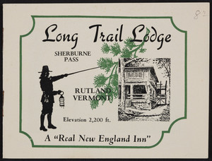 Brochure for the Long Trail Lodge, Sherburne Pass, Rutland, Vermont, undated