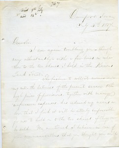 Letter from William Hinwood to Joseph Lyman