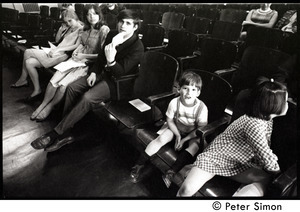 Children in the front row at the Martin Luther King memorial service