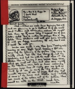 Letter from Maida Riggs to Alfred D. Riggs and Winifred L. Riggs