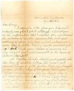 Letter from Phillip N. Pike to Harry R. Pike