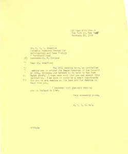 Letter from W. E. B. Du Bois to R. E. G. Armattoe