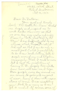 Letter from E. A. Johnson to W. E. B. Du Bois