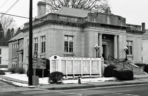Wheeler Memorial Library, Orange, Mass.: front entrance