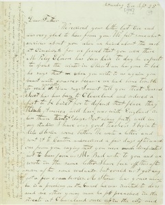 Letter from Romulus Fowler Hudson and Martha Hudson to Erasmus Darwin Hudson