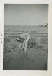 Sharon Kahn at the beach
