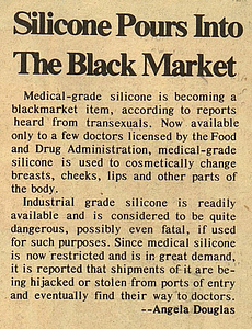 Silicone Pours Into The Black Market