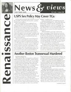 Renaissance News & Views, Vol. 10 No. 1 (January 1996)