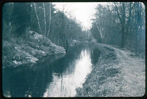 Canal to pond, drinking water, North Saugus