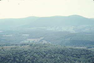 Aerial oblique view of Mt. Greylock from Birch Hill on 2 Sept 1971.