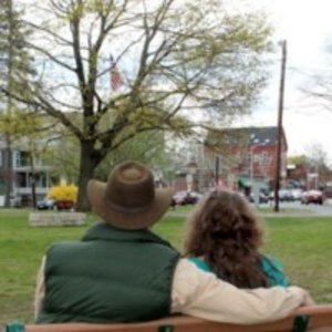 Couple on a Bench