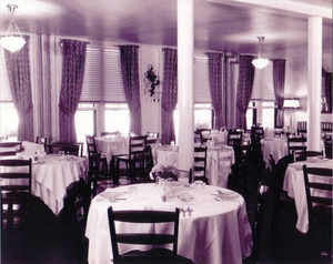Monponsett Inn dining room--1950