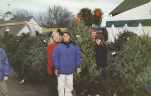 Christmas tree hunting at Wilson's 2000