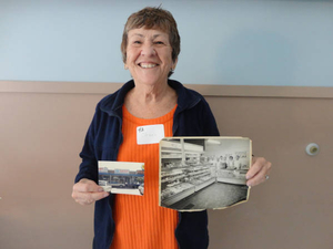 Jean Rogers at the Stoughton Mass. Memories Road Show