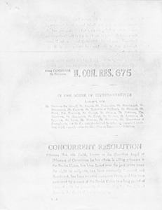 H. Con. Res. 675: Concurrent Resolution in support of immigration by Soviet dissidents such as Mrs. Ida Nudel