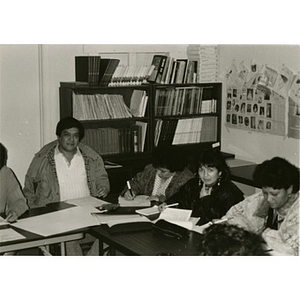 Adult education class organized by Inquilinos Boricuas en Acción's Human Services Department.