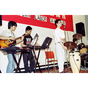 Musicians at Labor Day Fair in Chinatown