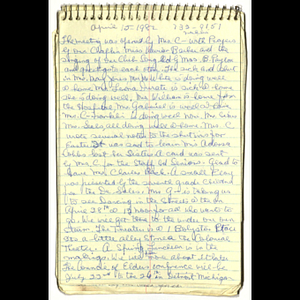 Minutes of Goldenaires meeting held April 15, 1982