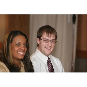 Ana Hidalgo and Jordan Munson at a Torch Scholars event